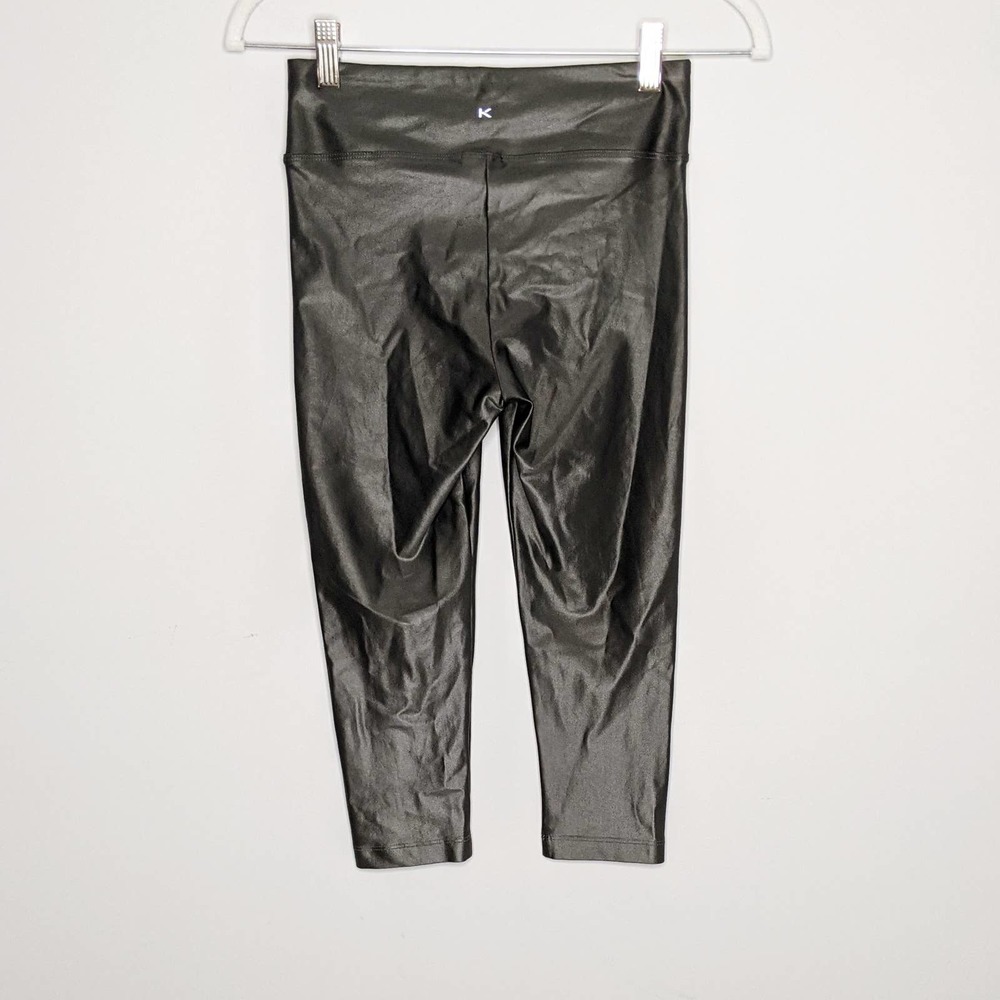 KORAL • Gunmetal Lustrous Hi Rise Capri Leggings M - Picture 8 of 8